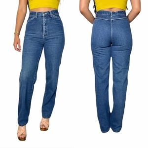 Rare Vintage Brittania Hi Rise Straight Leg Jeans